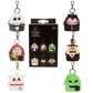 Set of keychains inspired by characters from 'The Nightmare Before Christmas' 