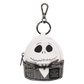 Loungefly Disney The Nightmare Before Christmas Jack Skellington mini backpack keychain charm featuring his signature pinstripe suit design
