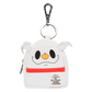 Zero mini backpack charm from Loungefly featuring the ghost dog’s glowing pumpkin nose and white flowing design