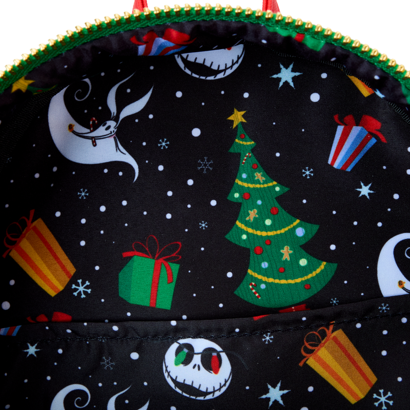 Loungefly Disney The Nightmare Before Christmas Jack Wrapped In Lights Light Up Glow Mini Backpack