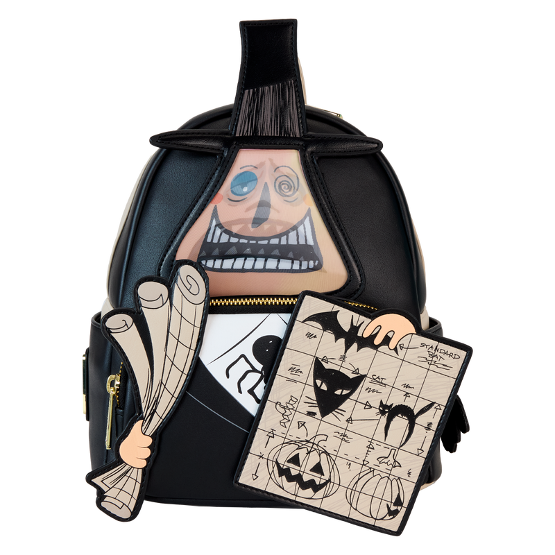 Loungefly Disney The Nightmare Before Christmas Mayor with Plans Cosplay Lenticular Mini Backpack