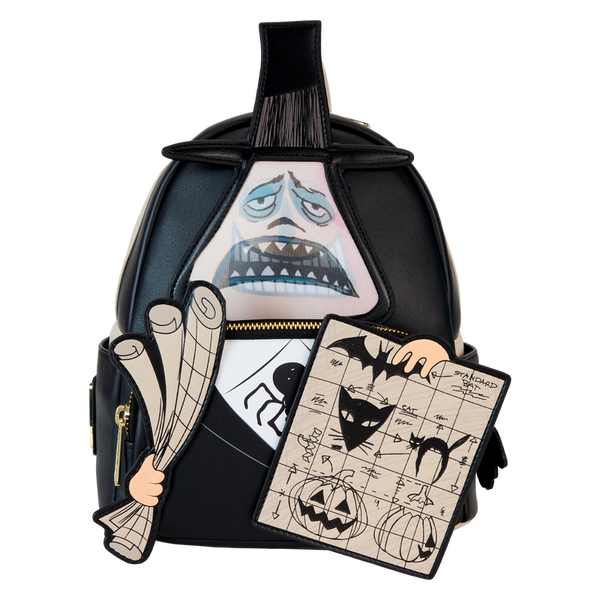 Loungefly Disney The Nightmare Before Christmas Mayor with Plans Cosplay Lenticular Mini Backpack - Leo's Treasure Box