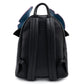 Black backside of the backpack 