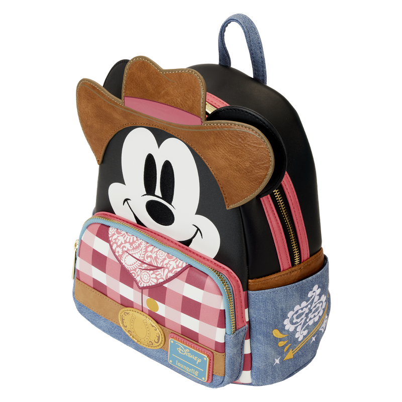 Loungefly Disney Western Mickey Mouse Cosplay Mini Backpack