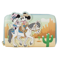 Loungefly Disney Western Mickey & Minnie Zip Around Wallet