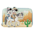 Loungefly Disney Western Mickey & Minnie Zip Around Wallet - Leo&