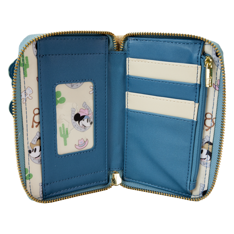 Loungefly Disney Western Mickey & Minnie Zip Around Wallet