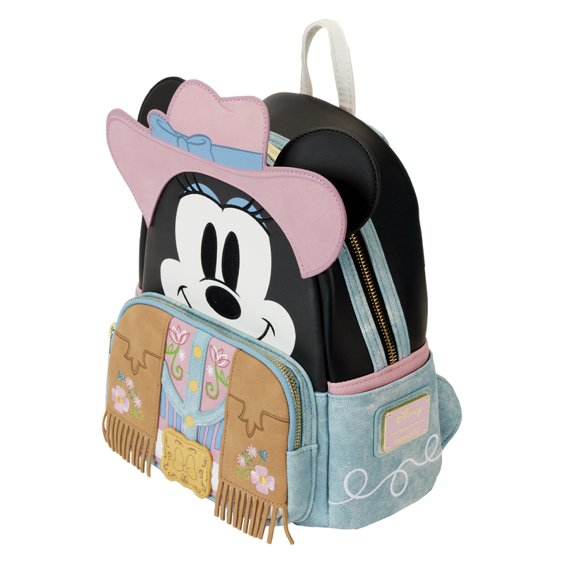 Loungefly Disney Western Minnie Mouse Cosplay Mini Backpack