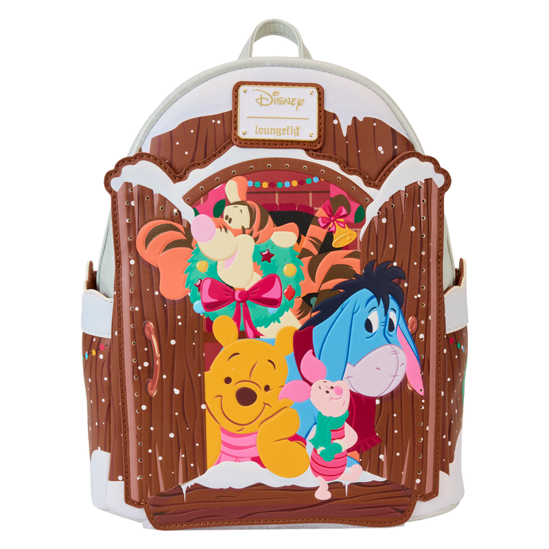 Loungefly Disney Winnie The Pooh & Friends Christmas Greetings Light Up Mini Backpack