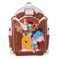 Loungefly Disney Winnie The Pooh & Friends Christmas Greetings Light Up Mini Backpack