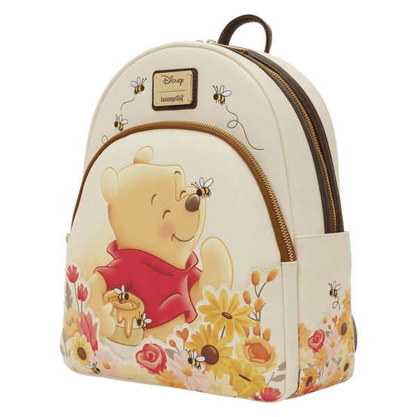 Backpack with Winnie the Pooh design on a white background