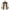 Backpack with brown straps on a white background