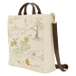 Bag with a map design featuring characters from a children's storybook on a white background