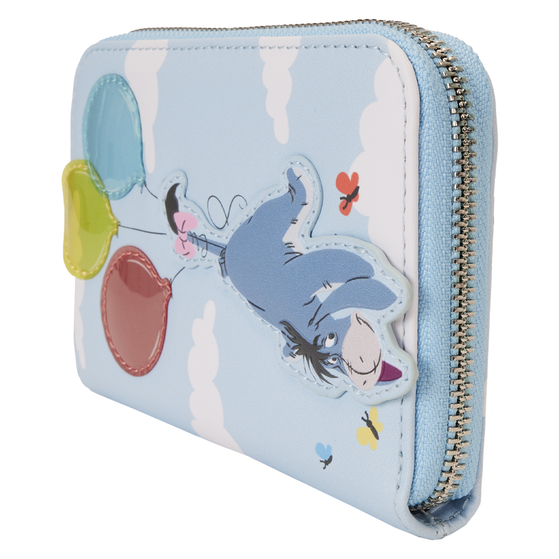 Loungefly Disney Winnie the Pooh & Friends Floating Balloons Zip Around Wallet