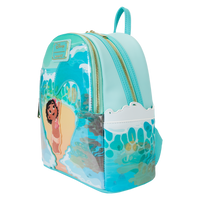 Loungefly Disney Young Moana Ocean Waves Glow Mini Backpack