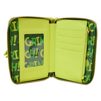 Loungefly Dr. Seuss' How The Grinch Stole Christmas! Plush Cosplay Glow Zip Around Wallet