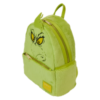 Loungefly Dr. Seuss' How The Grinch Stole Christmas! Plush Cosplay Light Up Mini Backpack - Leo's Treasure Box