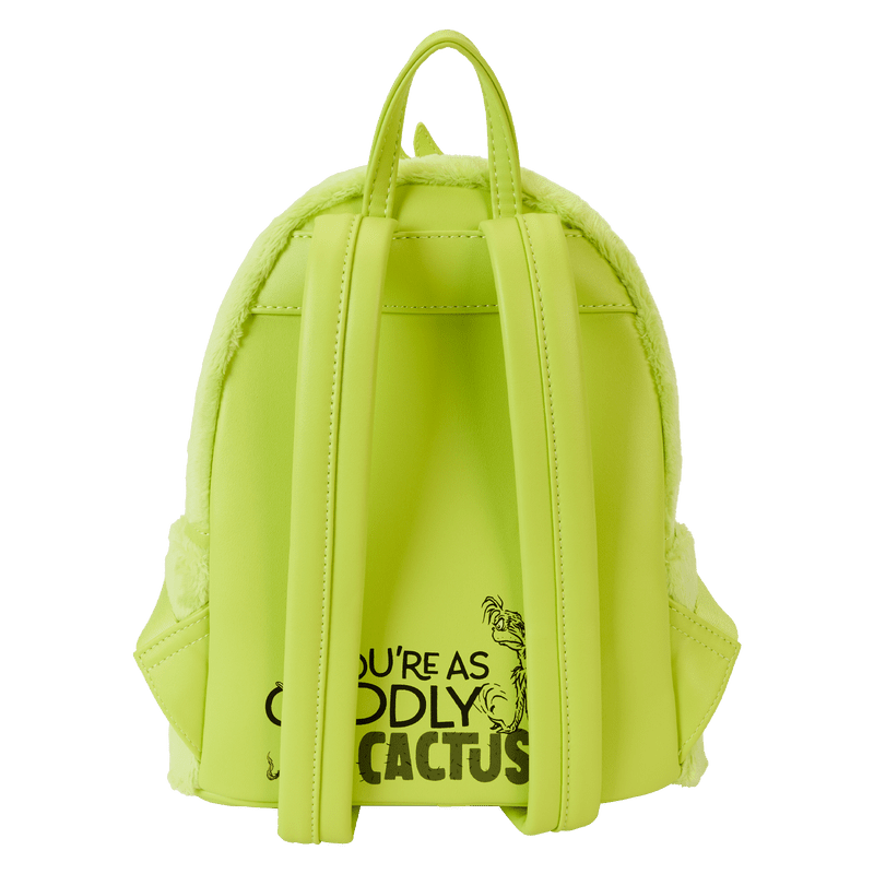 Loungefly Dr. Seuss' How The Grinch Stole Christmas! Plush Cosplay Light Up Mini Backpack - Leo's Treasure Box