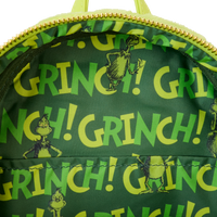 Loungefly Dr. Seuss' How The Grinch Stole Christmas! Plush Cosplay Light Up Mini Backpack