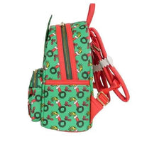 Loungefly Dr. Seuss' How the Grinch Stole Christmas Grinch Christmas Present Mini-Backpack