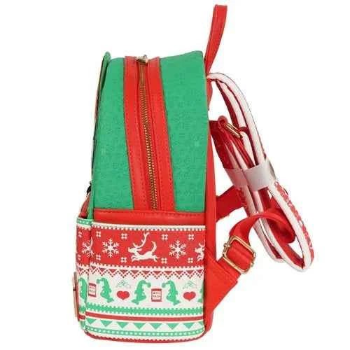 Loungefly Dr. Seuss' How the Grinch Stole Christmas Grinch Christmas Sweater Mini-Backpack