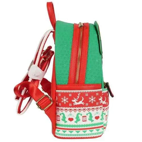 Loungefly Dr. Seuss' How the Grinch Stole Christmas Grinch Christmas Sweater Mini-Backpack