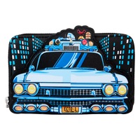 Loungefly Ghostbusters Ecto-1 Glow Zip Around Wallet