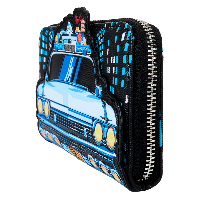 Loungefly Ghostbusters Ecto-1 Glow Zip Around Wallet