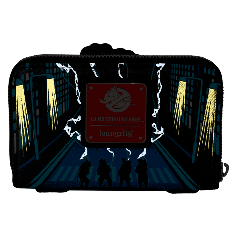 Loungefly Ghostbusters Ecto-1 Glow Zip Around Wallet