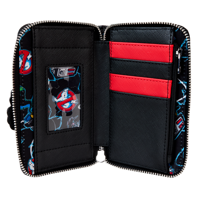 Loungefly Ghostbusters Ecto-1 Glow Zip Around Wallet