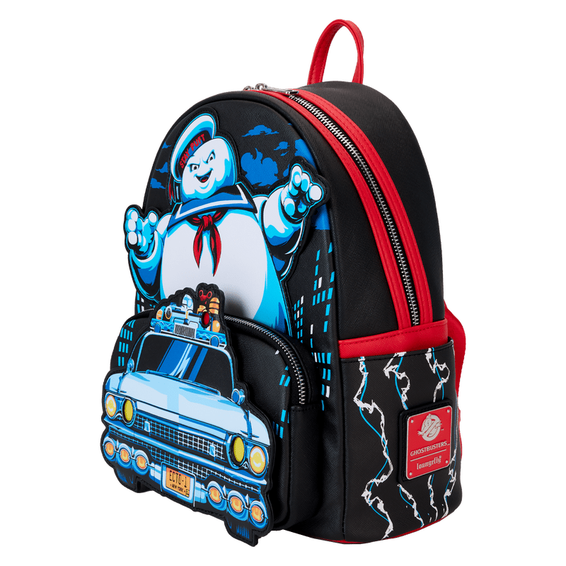 Loungefly Ghostbusters Stay Puft Ecto-1 Light Up Mini Backpack - Leo's Treasure Box