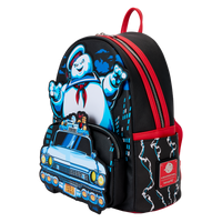 Loungefly Ghostbusters Stay Puft Ecto-1 Light Up Mini Backpack - Leo's Treasure Box