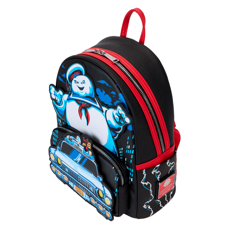 Loungefly Ghostbusters Stay Puft Ecto-1 Light Up Mini Backpack - Leo's Treasure Box