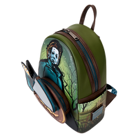 Loungefly Halloween Michael Myers Pumpkin Glow Mini Backpack With Coin Bag