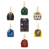 Loungefly Harry Potter Hogwarts mystery mini backpack keychain charm with house-themed design