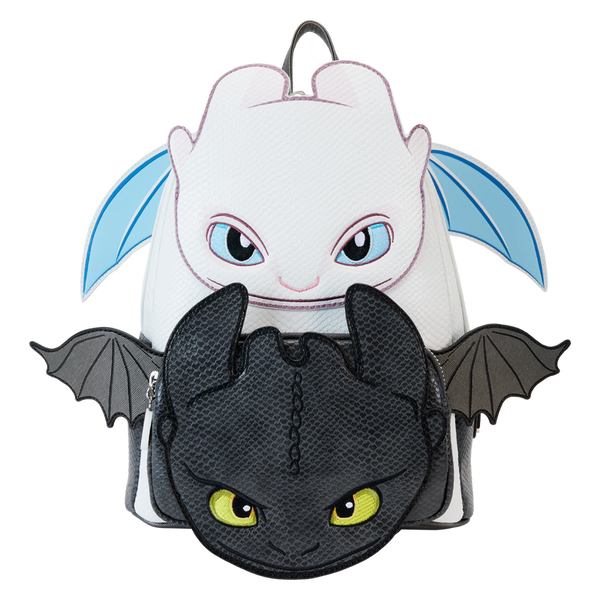 Loungefly How to Train Your Dragon Light & Night Fury Cosplay Mini Backpack - Leo's Treasure Box