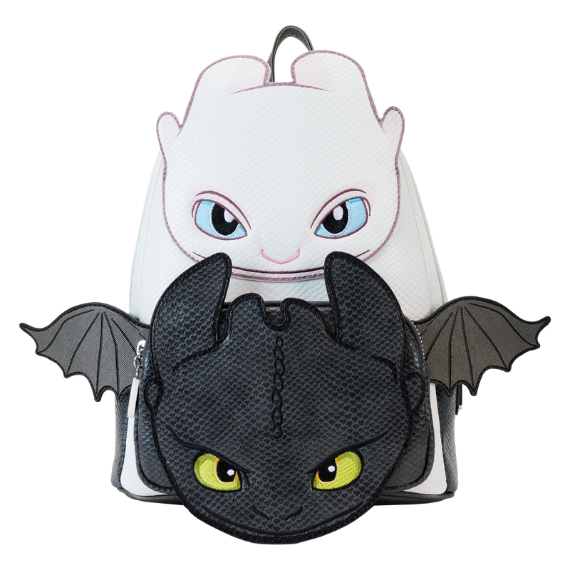 Loungefly How to Train Your Dragon Light & Night Fury Cosplay Mini Backpack