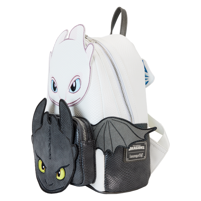 Loungefly How to Train Your Dragon Light & Night Fury Cosplay Mini Backpack
