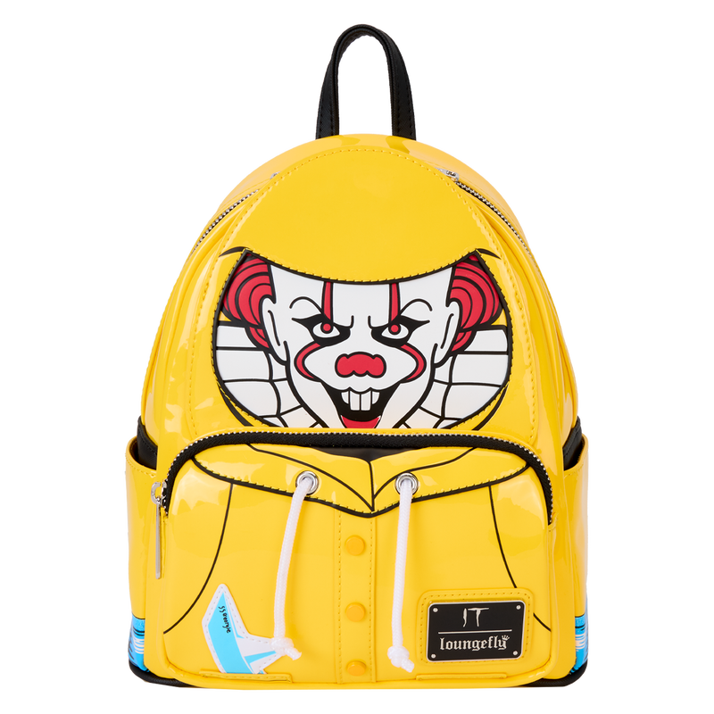 Loungefly It Pennywise Raincoat Cosplay Glow Mini Backpack - Leo's Treasure Box