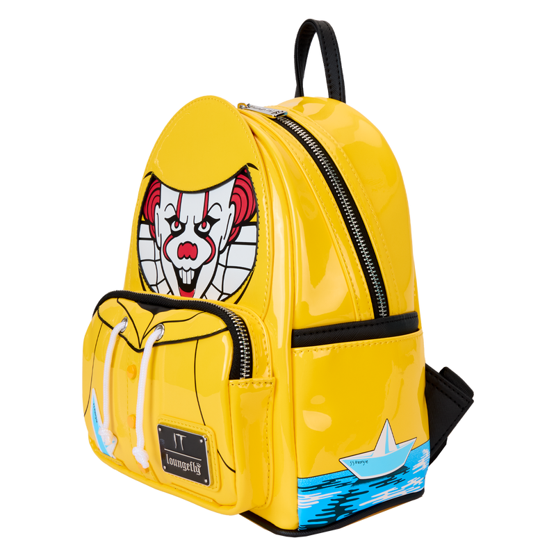 Loungefly It Pennywise Raincoat Cosplay Glow Mini Backpack - Leo's Treasure Box