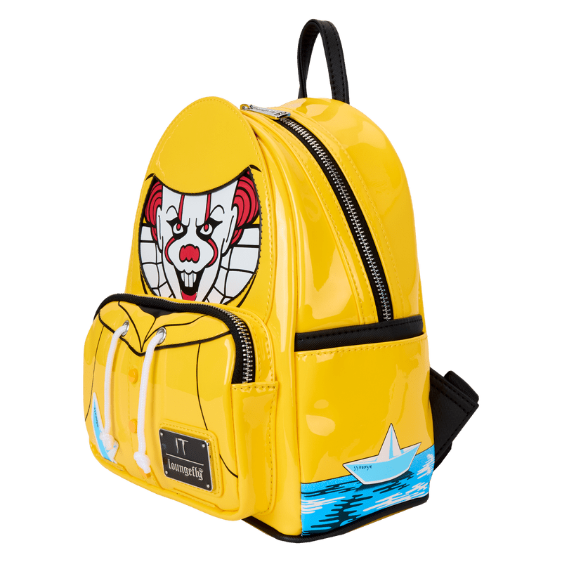Loungefly It Pennywise Raincoat Cosplay Glow Mini Backpack - Leo's Treasure Box