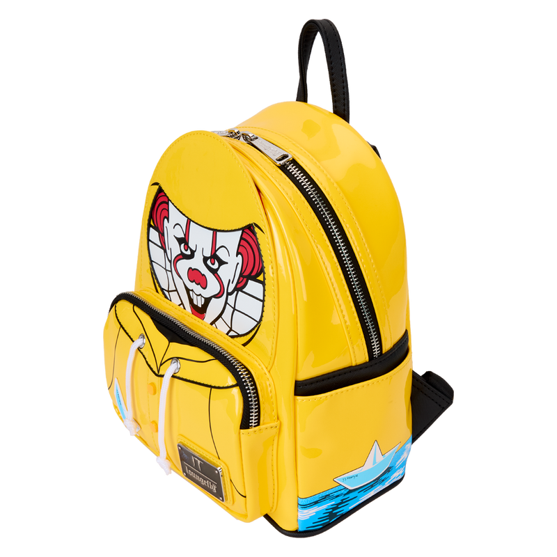 Loungefly It Pennywise Raincoat Cosplay Glow Mini Backpack - Leo's Treasure Box