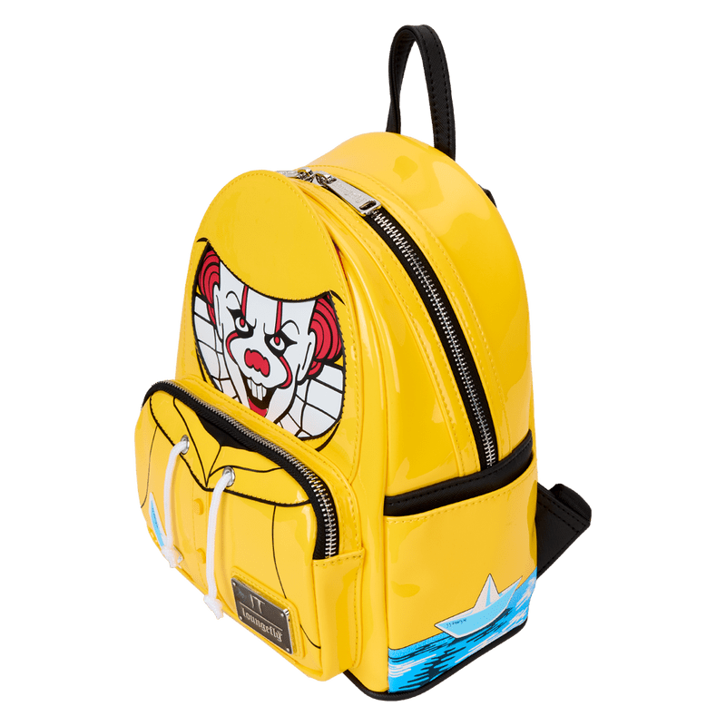 Loungefly It Pennywise Raincoat Cosplay Glow Mini Backpack - Leo's Treasure Box