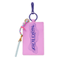 Pink keychain with 'GOLDEN' branding on a white background
