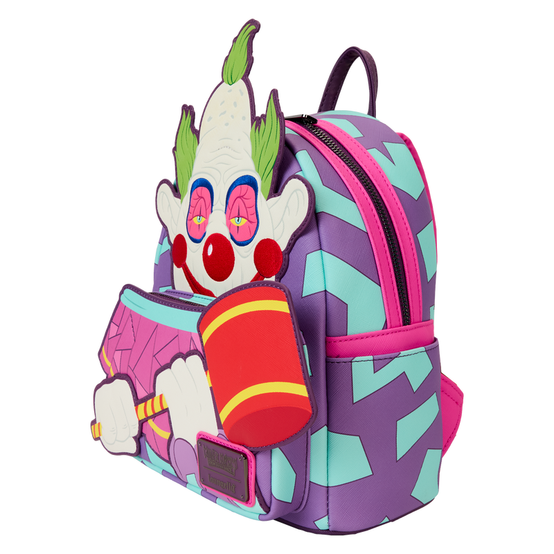 Loungefly Killer Klowns from Outer Space Jumbo Cosplay Glow Mini Backpack - Leo's Treasure Box