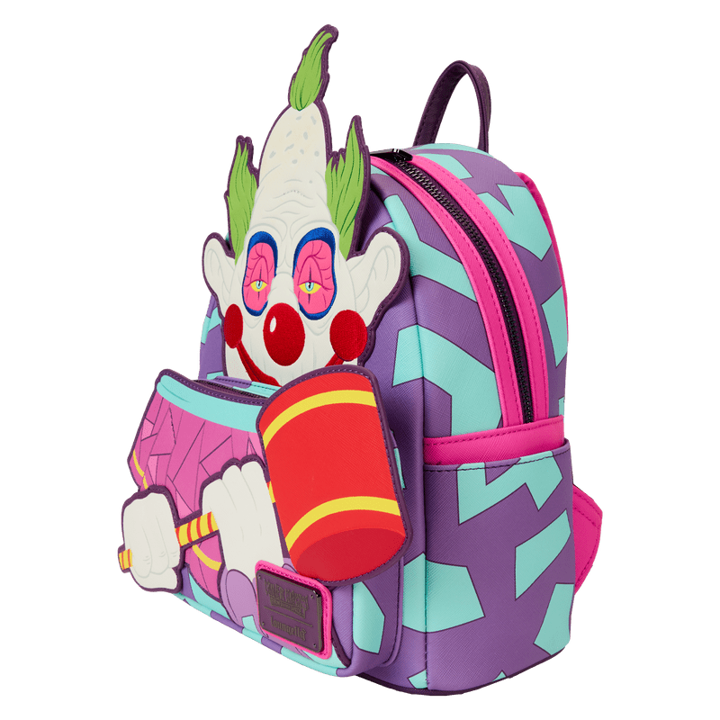 Loungefly Killer Klowns from Outer Space Jumbo Cosplay Glow Mini Backpack - Leo's Treasure Box