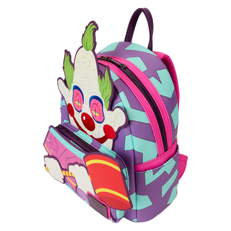 Loungefly Killer Klowns from Outer Space Jumbo Cosplay Glow Mini Backpack - Leo's Treasure Box