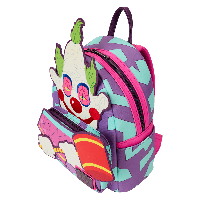 Loungefly Killer Klowns from Outer Space Jumbo Cosplay Glow Mini Backpack - Leo's Treasure Box