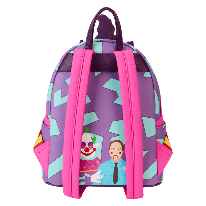 Loungefly Killer Klowns from Outer Space Jumbo Cosplay Glow Mini Backpack - Leo's Treasure Box