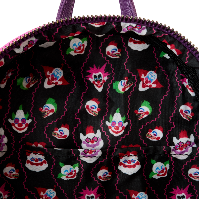 Loungefly Killer Klowns from Outer Space Jumbo Cosplay Glow Mini Backpack - Leo's Treasure Box